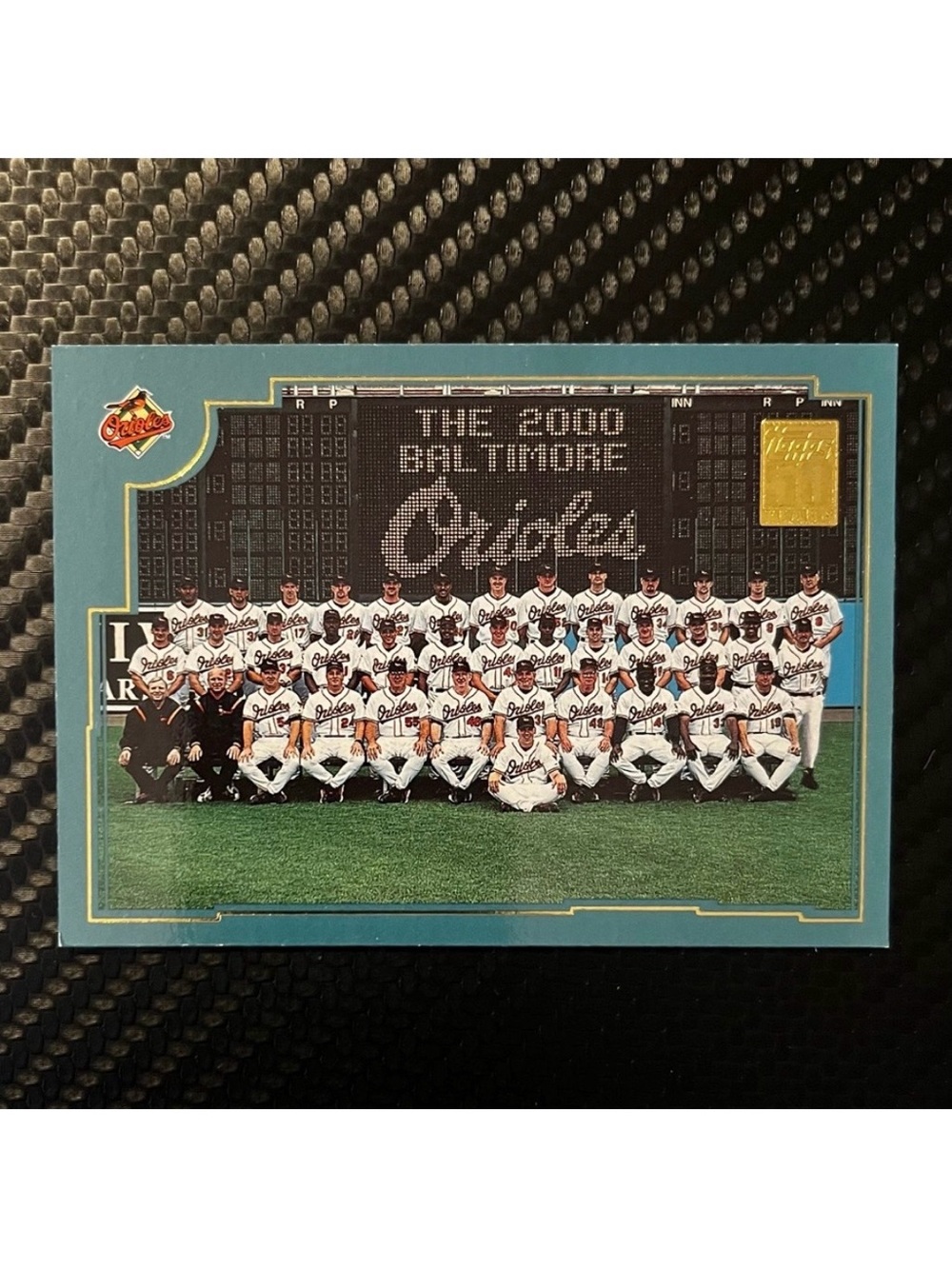 VTG 2000 BALTIMORE ORIOLES TEAM BASEBALL TRADING CARD #755 TOPPS 50 YEARS